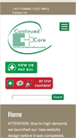 Mobile Screenshot of continuedcare.com